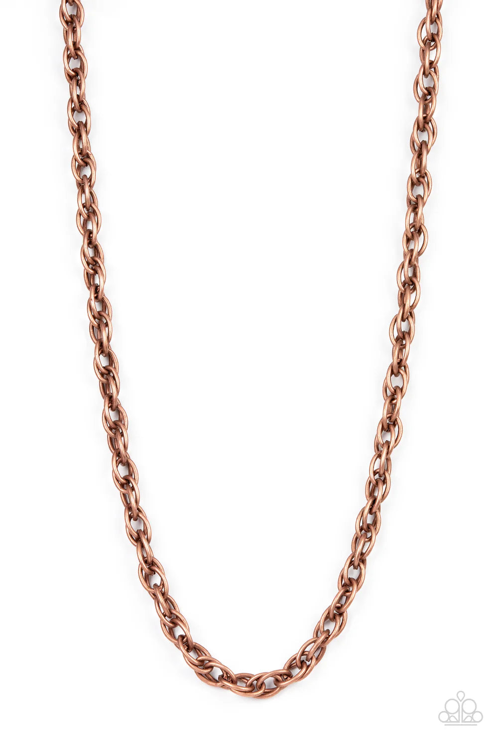 Paparazzi Trademark Trend - Copper Urban Chain Necklace N1357
