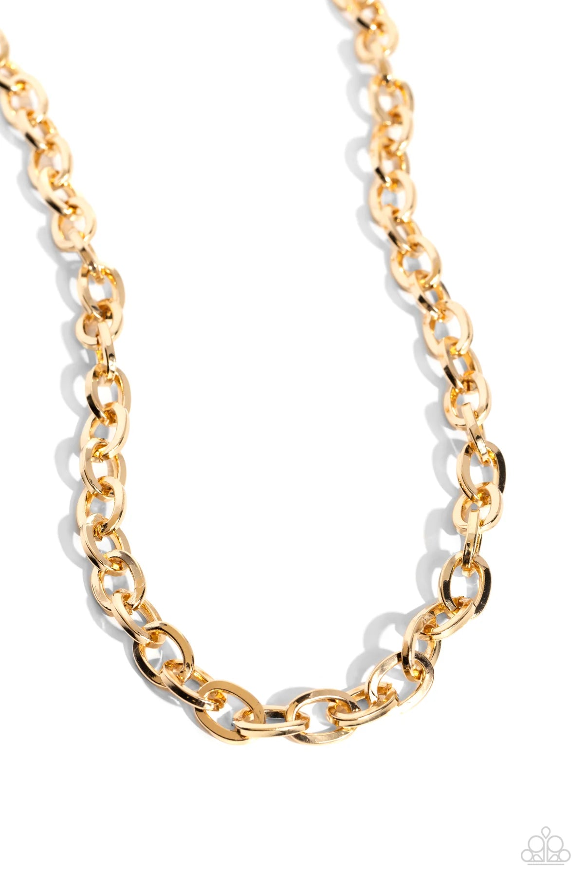 Paparazzi Player of the Year - Gold Chain Urban Necklace N1185