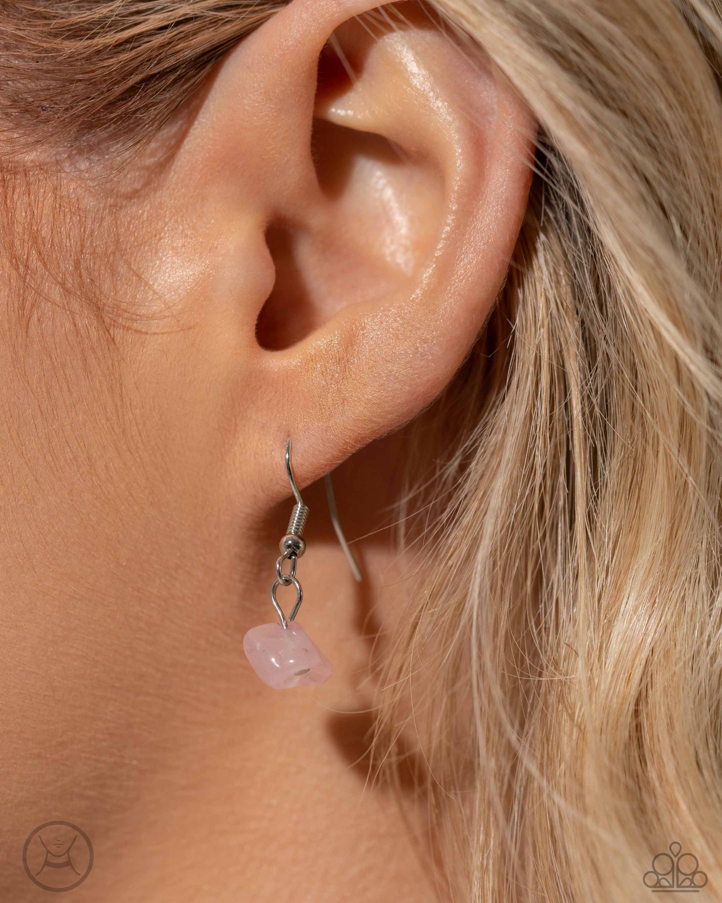 SAND-sational Season - Pink, Blue White Stone Silver Starfish Beach Style Choker Necklace Paparazzi N3580