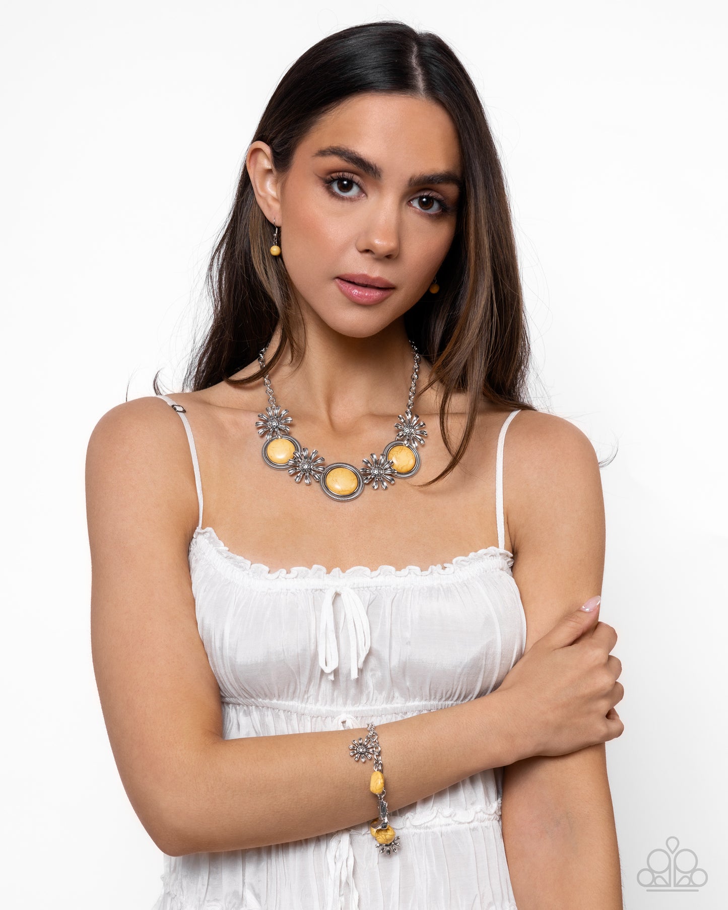 Badlands Beau - Yellow Stone Santa Fe Style Bracelet Paparazzi B1741