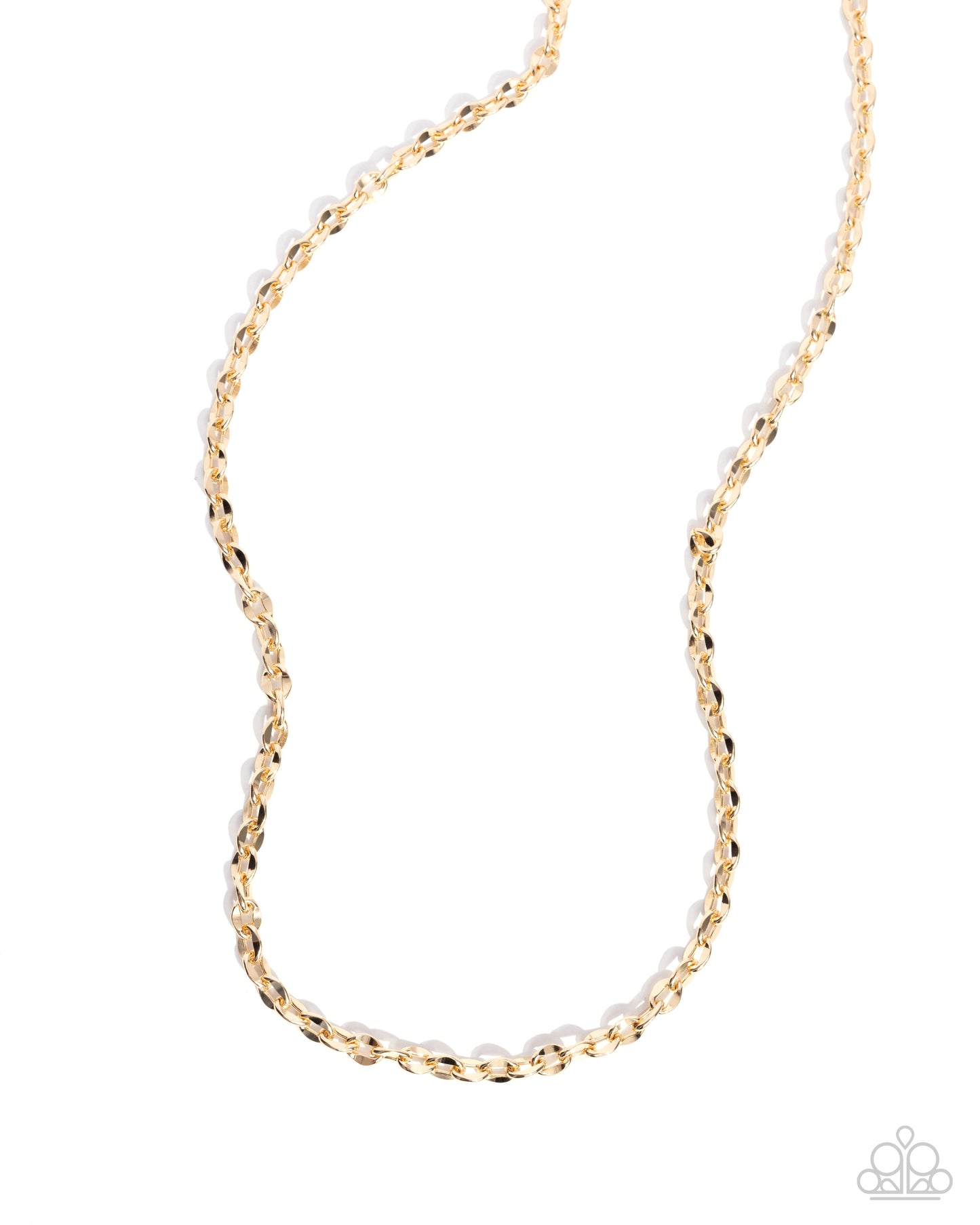 Paparazzi Cable Charisma - Gold Urban Cable Chain Necklace N3859