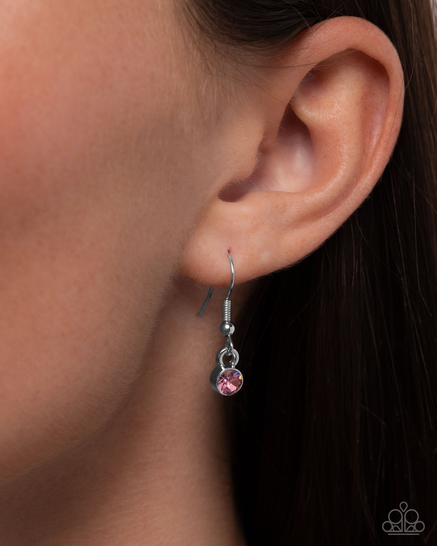 Well-Being Whimsy - Pink Cubic Zirconia Gem Tassel Necklace Paparazzi N2817