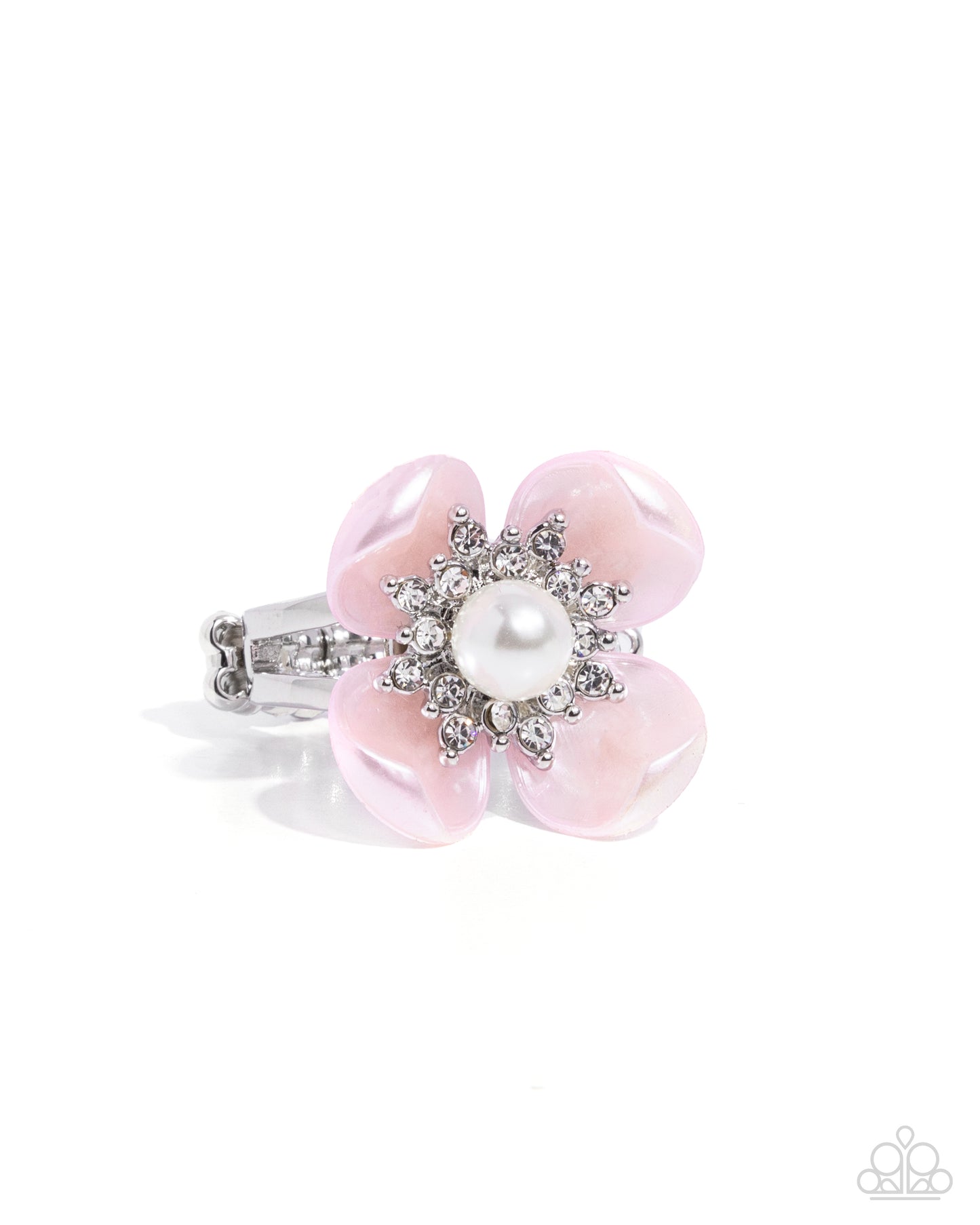 Unmatched Elegance - Pink - Light Pink Pearl Petal Ring Paparazzi R0828