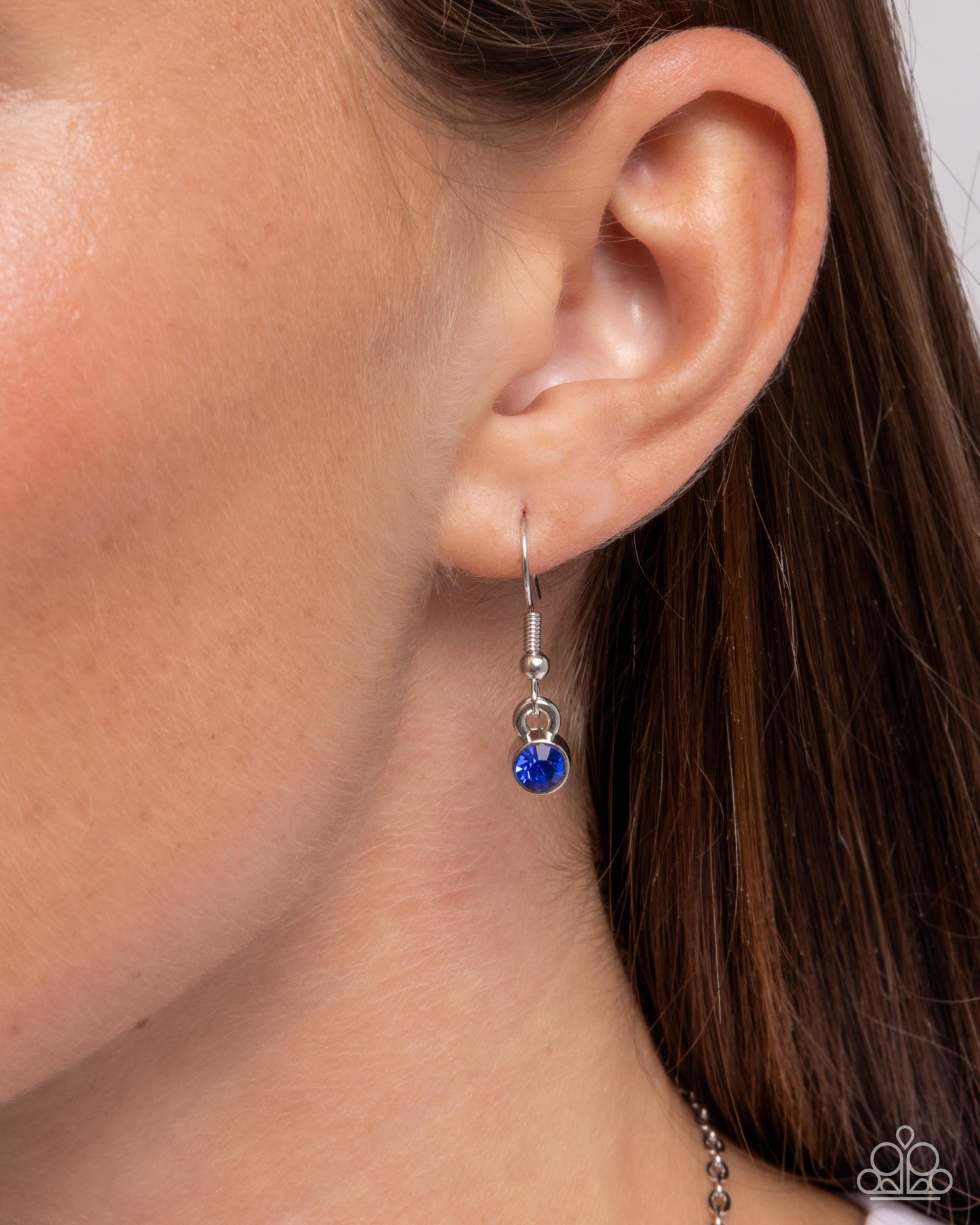 Relaxed Refinement - Blue Montana Sapphire & Light Sapphire Rhinestone Layered Necklace Paparazzi N3201