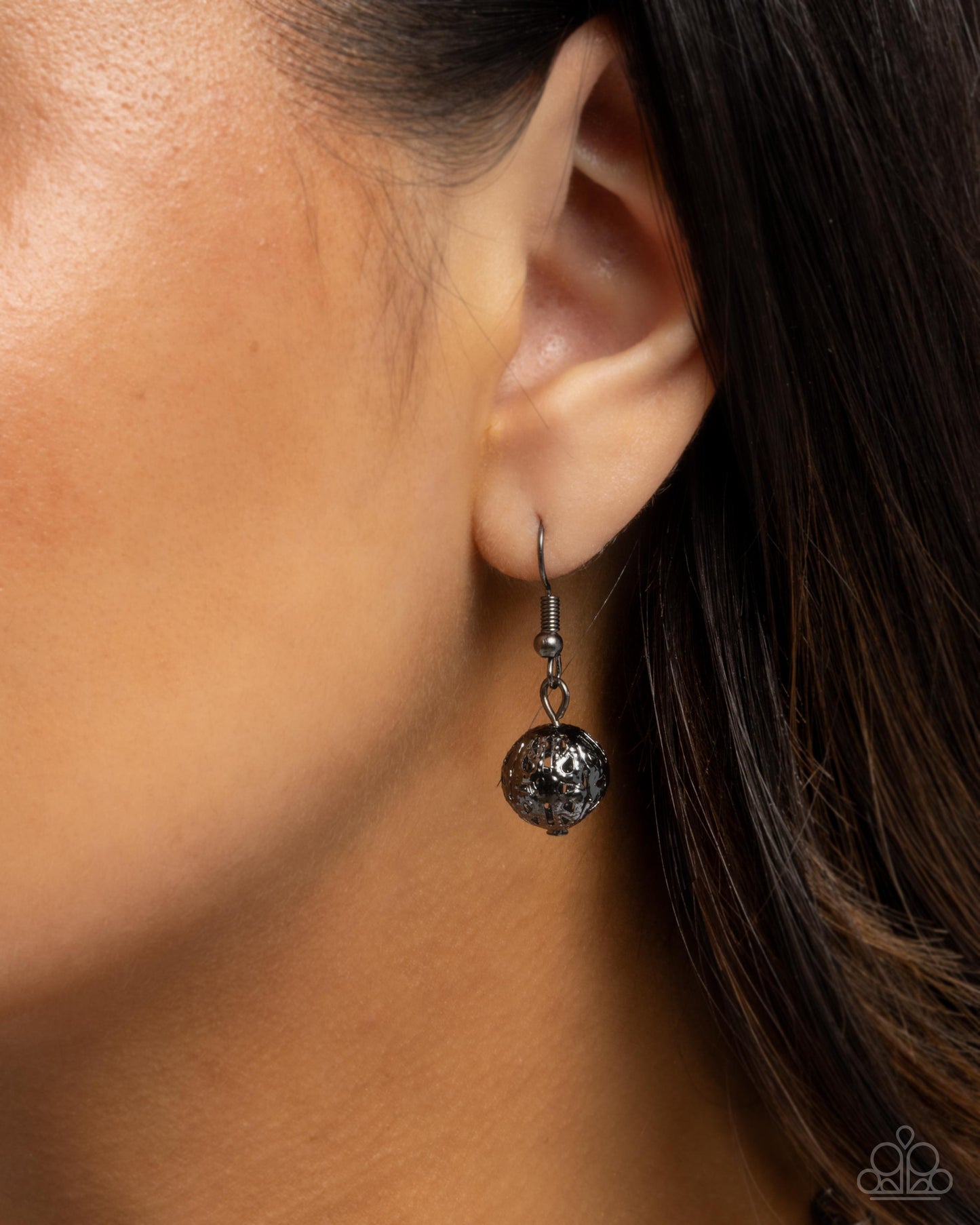 Refulgent Reformation - Red Matte & Gunmetal Bead Necklace Paparazzi N2663