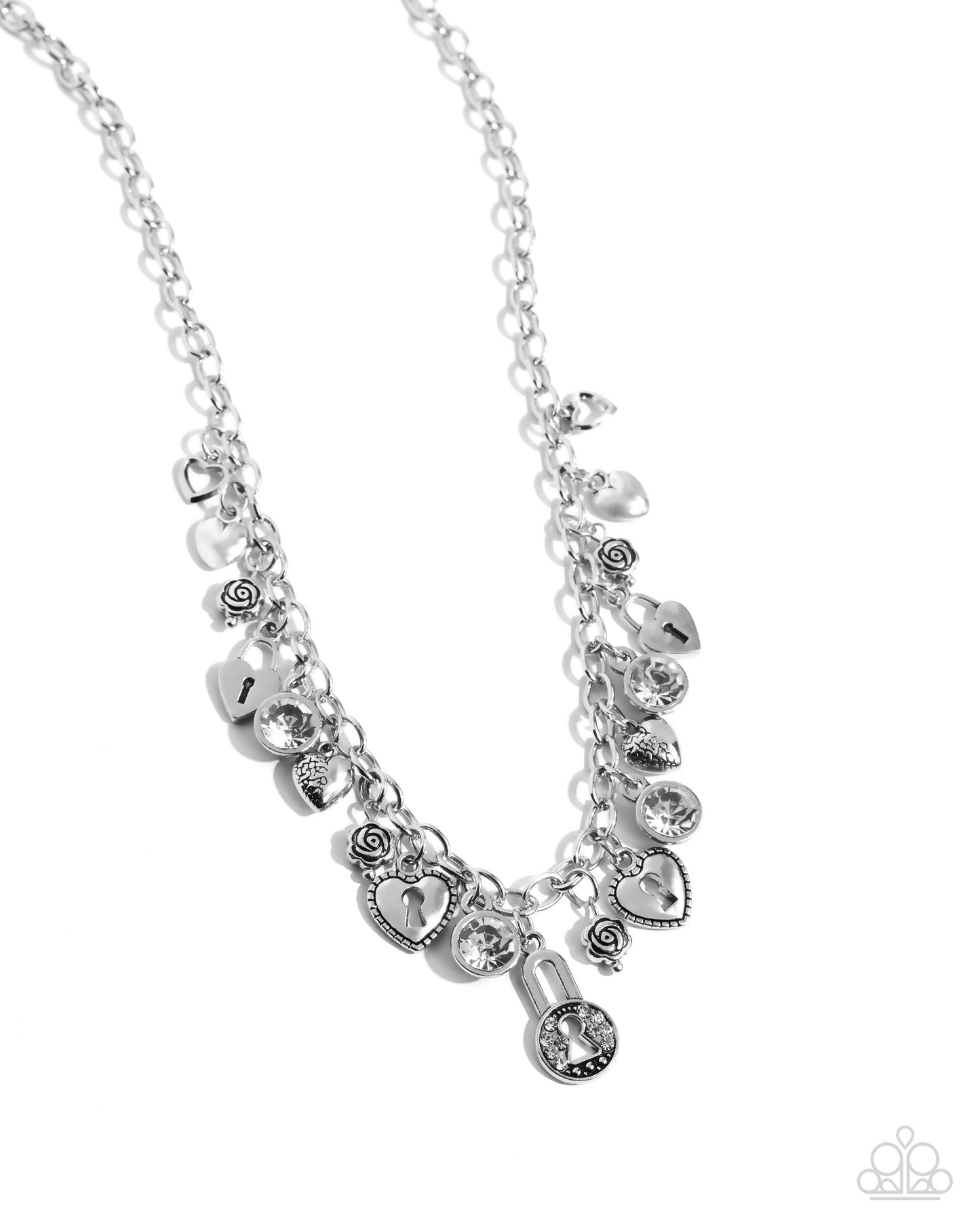 Complete Look - Lock Of Love Necklace, Luxurious Locks Bracelet Paparazzi