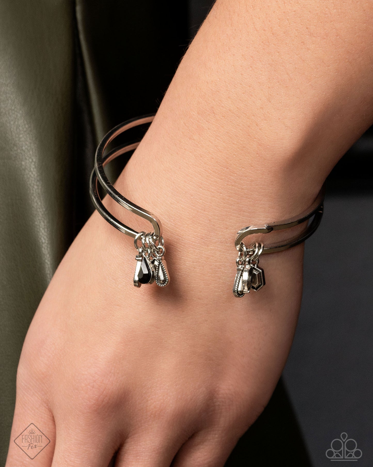 Festival Freestyle - Silver Cuff Bracelet Sunset Sightings December 2024 Fashion Fix Paparazzi B2129