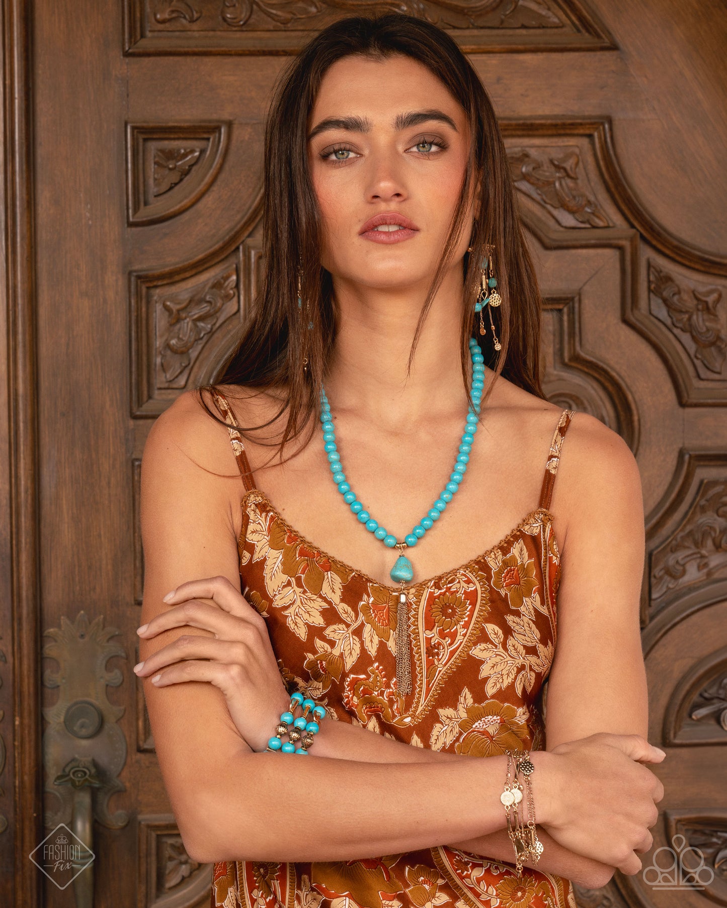 Coachella Construction - Gold Chain Bracelet Simply Santa Fe January 2025 Fashion Fix Paparazzi B2179