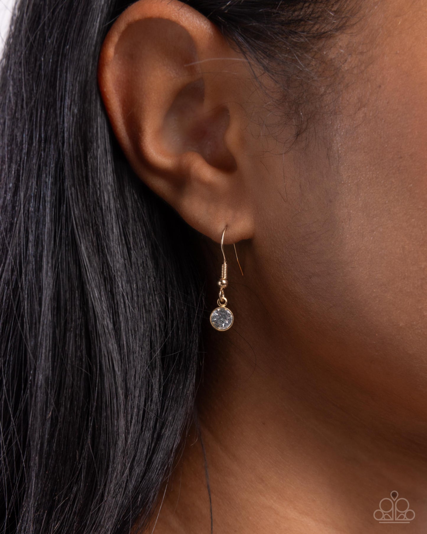 Floral Favor - Yellow Golden Palm Metal Painted Flower Necklace Paparazzi N3363