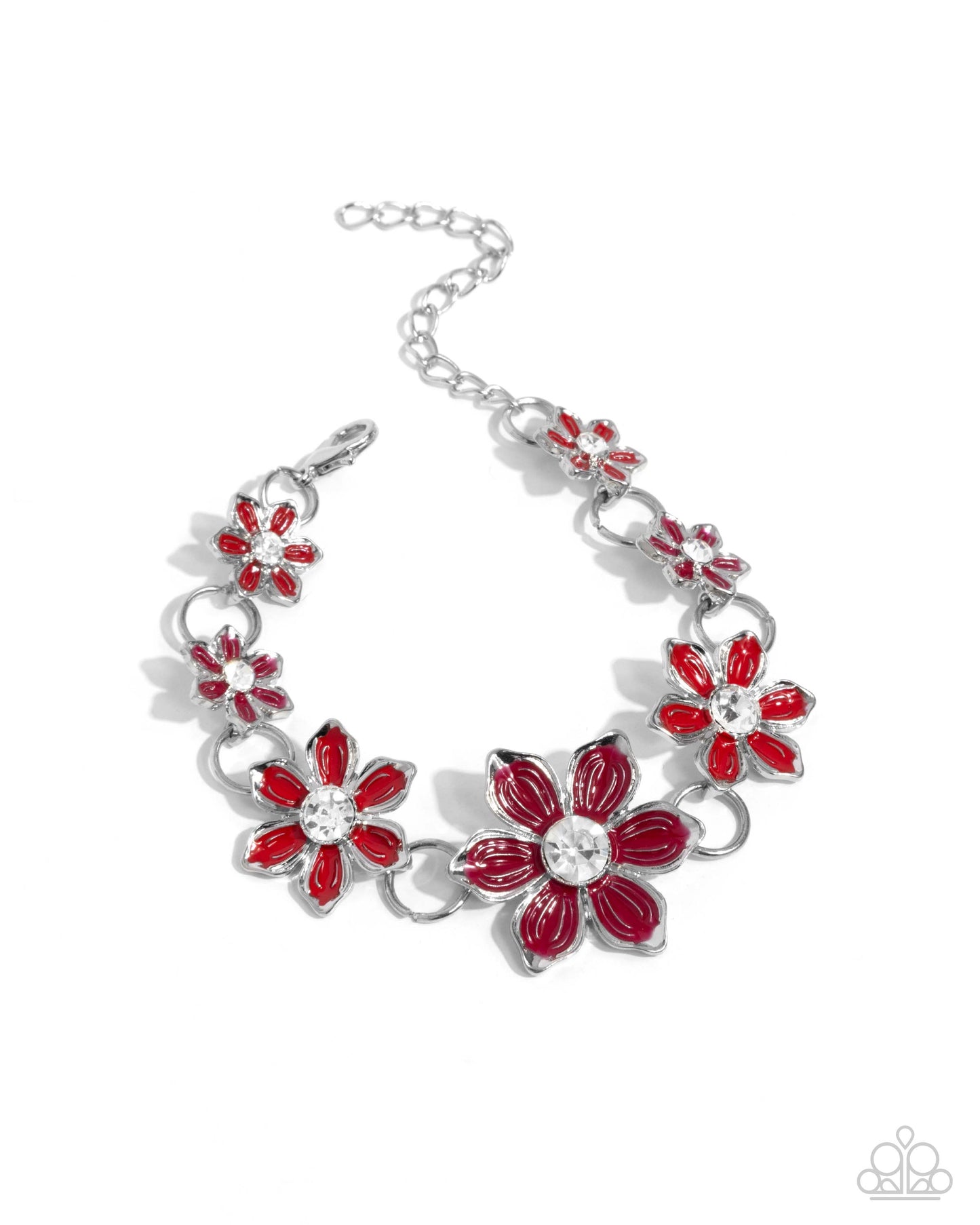 Complete Look Compatibly Chic - Red Necklace & Compatibly Charming - Red Bracelet Set Paparazzi N3586