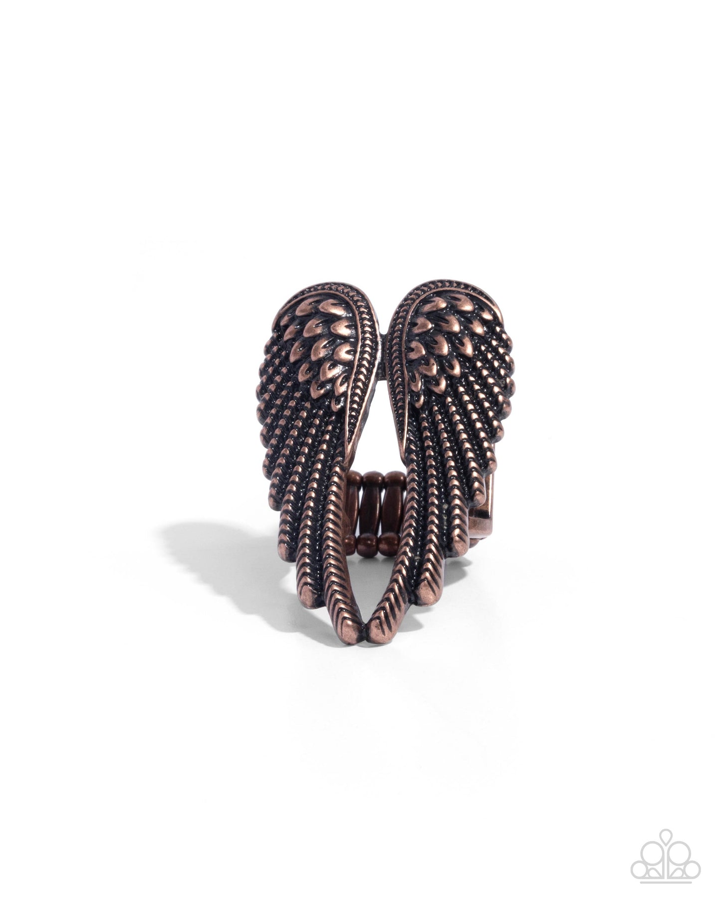 Angelic Actress - Copper Angel Wing Ring Paparazzi R0100