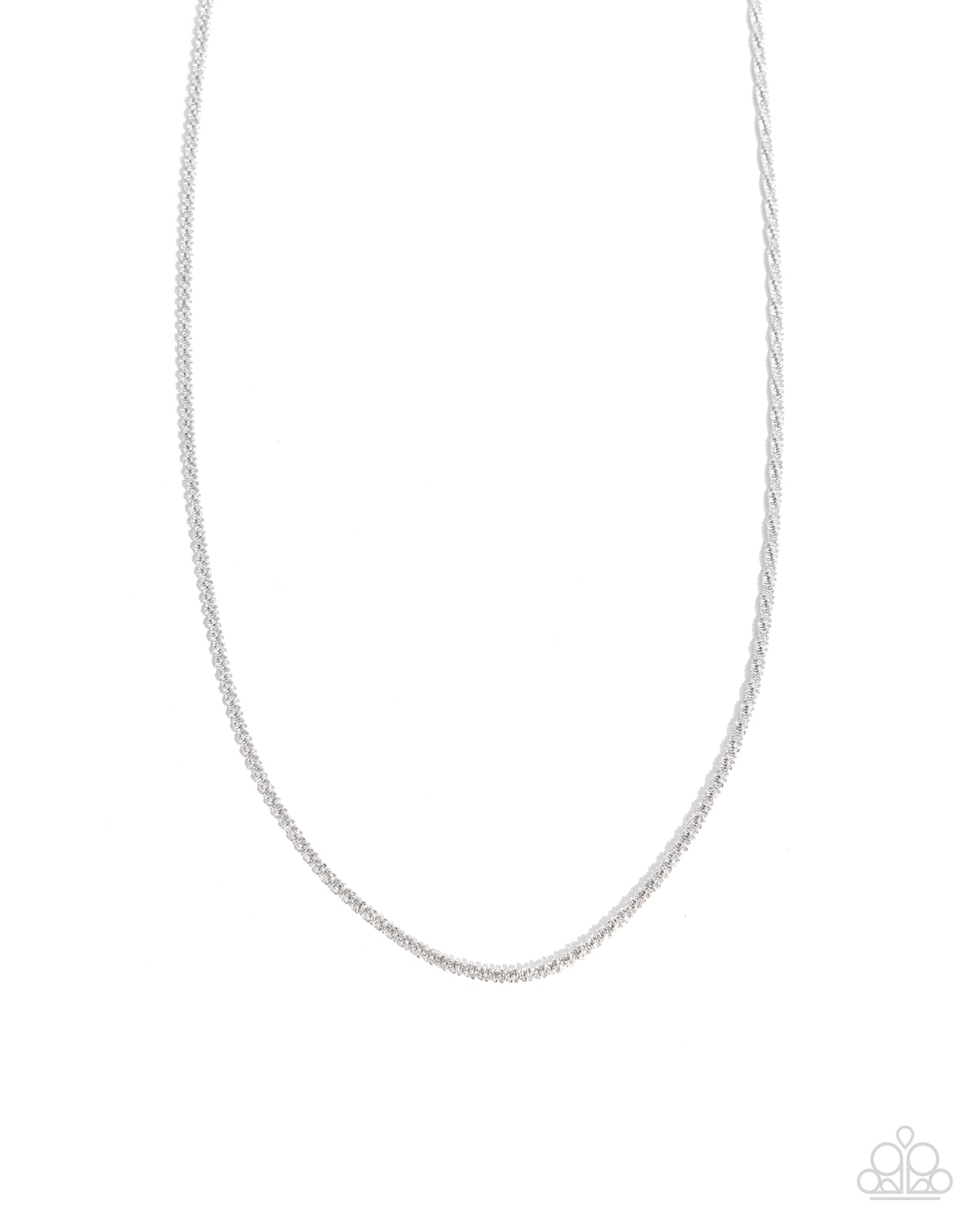 Stainless Souvenir - Silver Stainless Steel Urban Necklace Paparazzi N3223