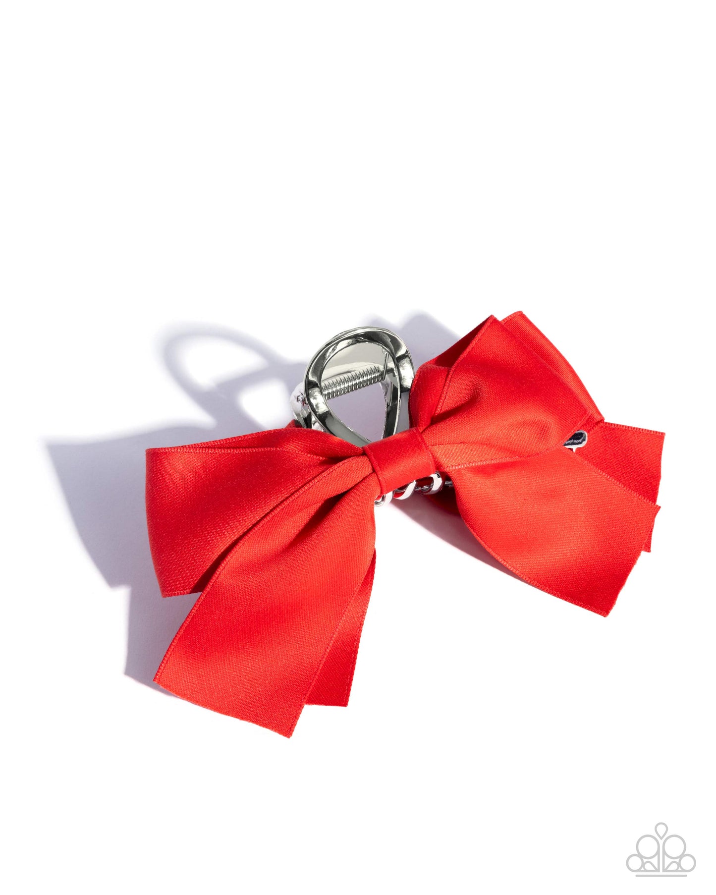 Coquette Class - Red Bow Hair Claw Paparazzi H0196
