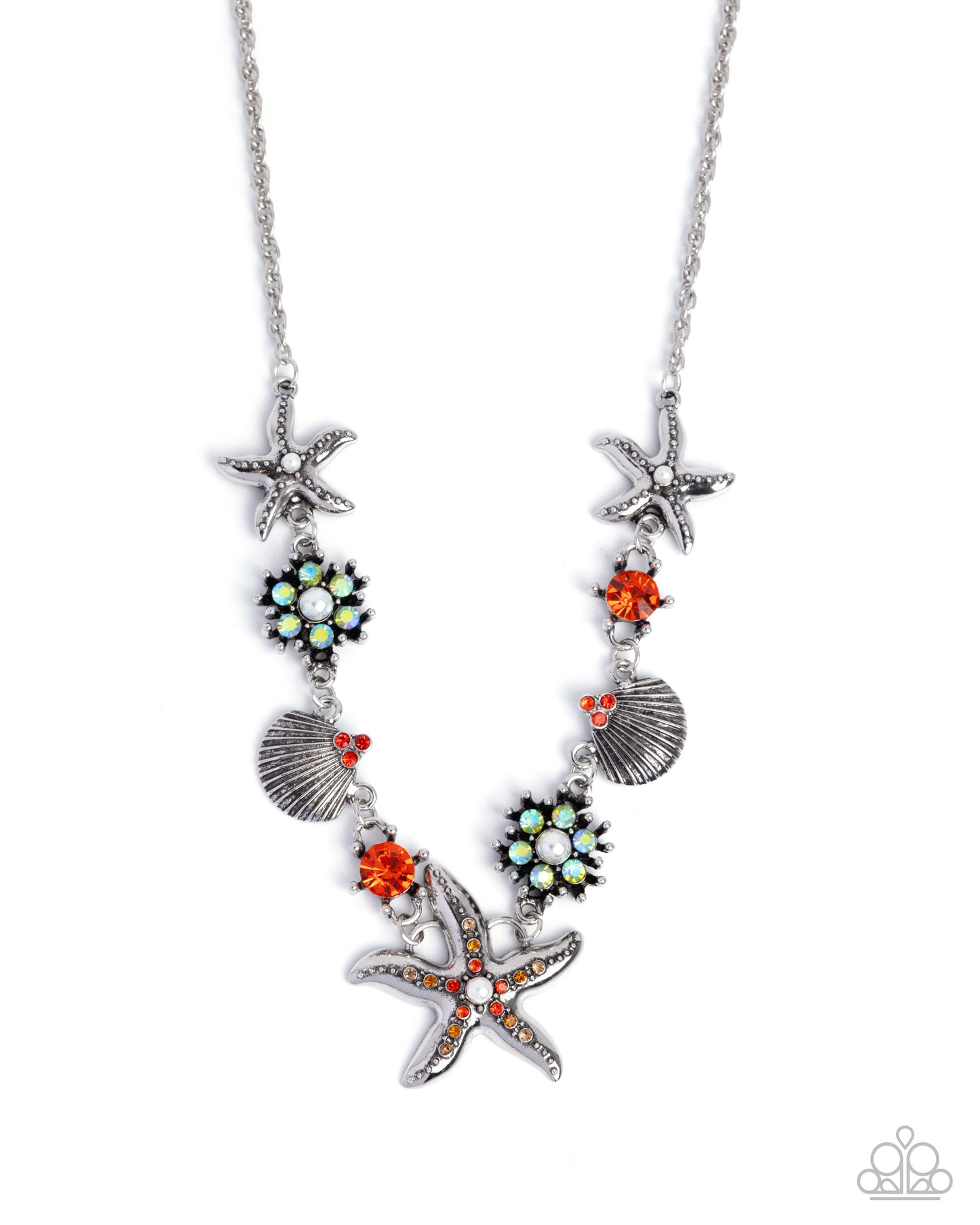 Starfish Solo - Complete Look Orange Necklace: Starfish Song - Orange Bracelet: "Starfish Single - Orange