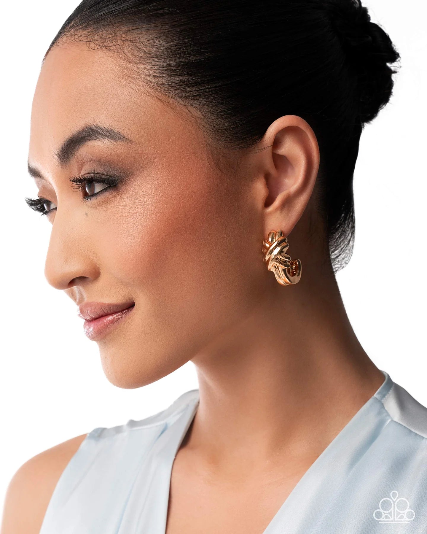 Honor Bound - Gold Hoop Earrings Life Of The Party July 2025 Paparazzi E2994