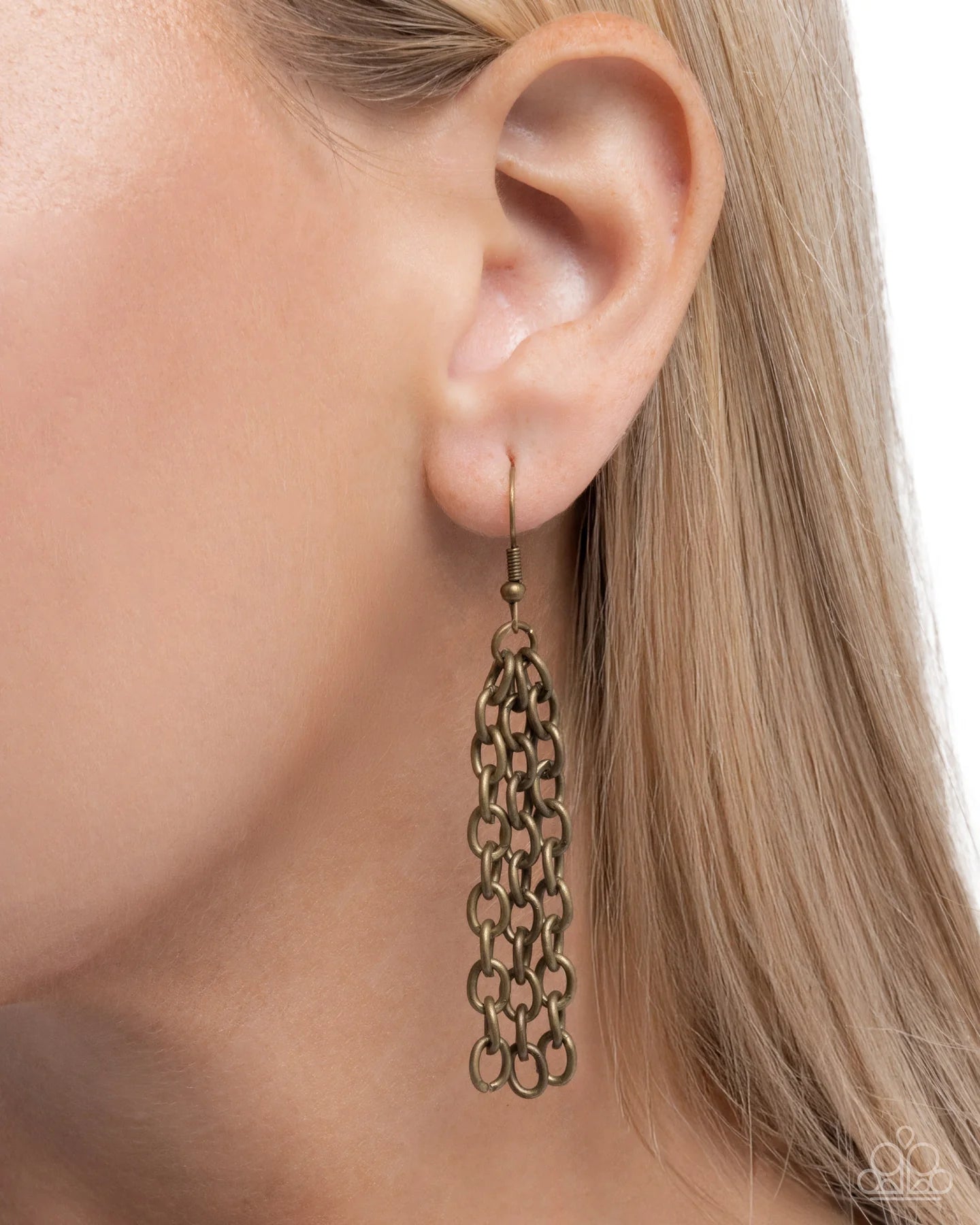 Paparazzi Malibu Meditation - Brass & Gold Flower Necklace N3489
