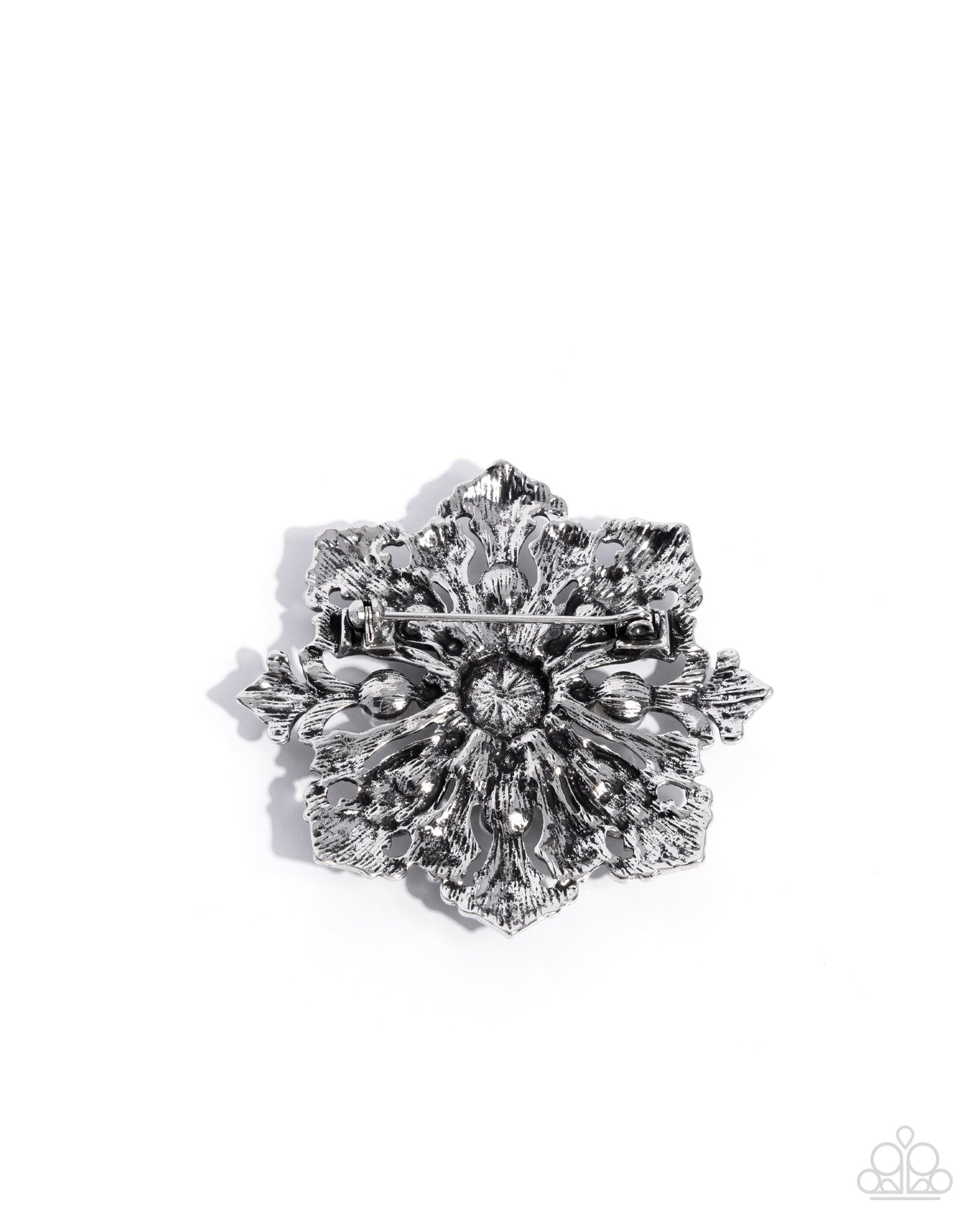 Paparazzi Professional Pairing - White Pearl & Rhinestone Lapel Pin Brooch BR038