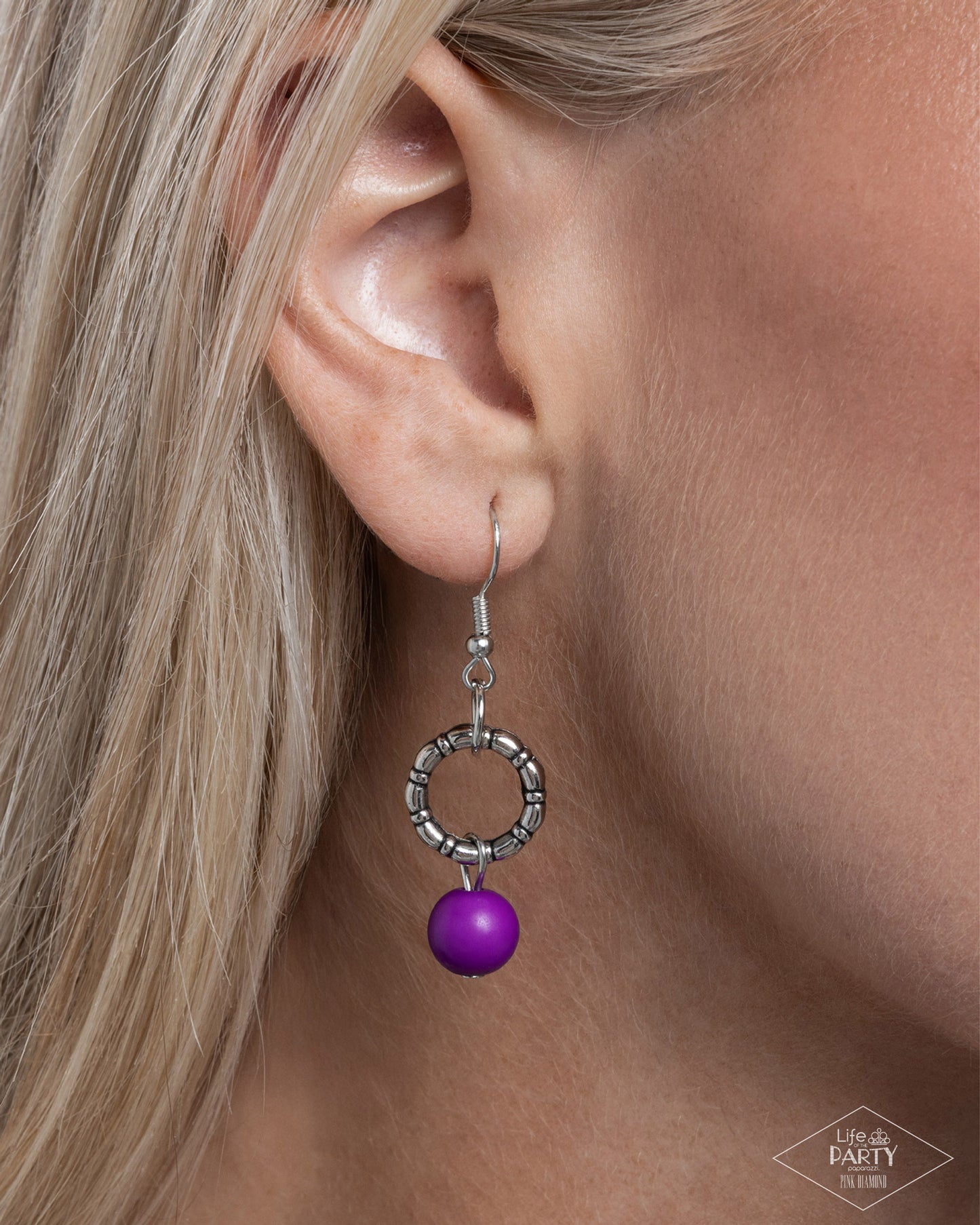 Paparazzi Charmed, I Am Sure - Purple Light & Dark Purple Cording Charm Style Luke 10:27 Necklace