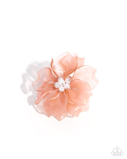 Paparazzi Symphonic Spring - Pink Dusty Rose Flower Ring