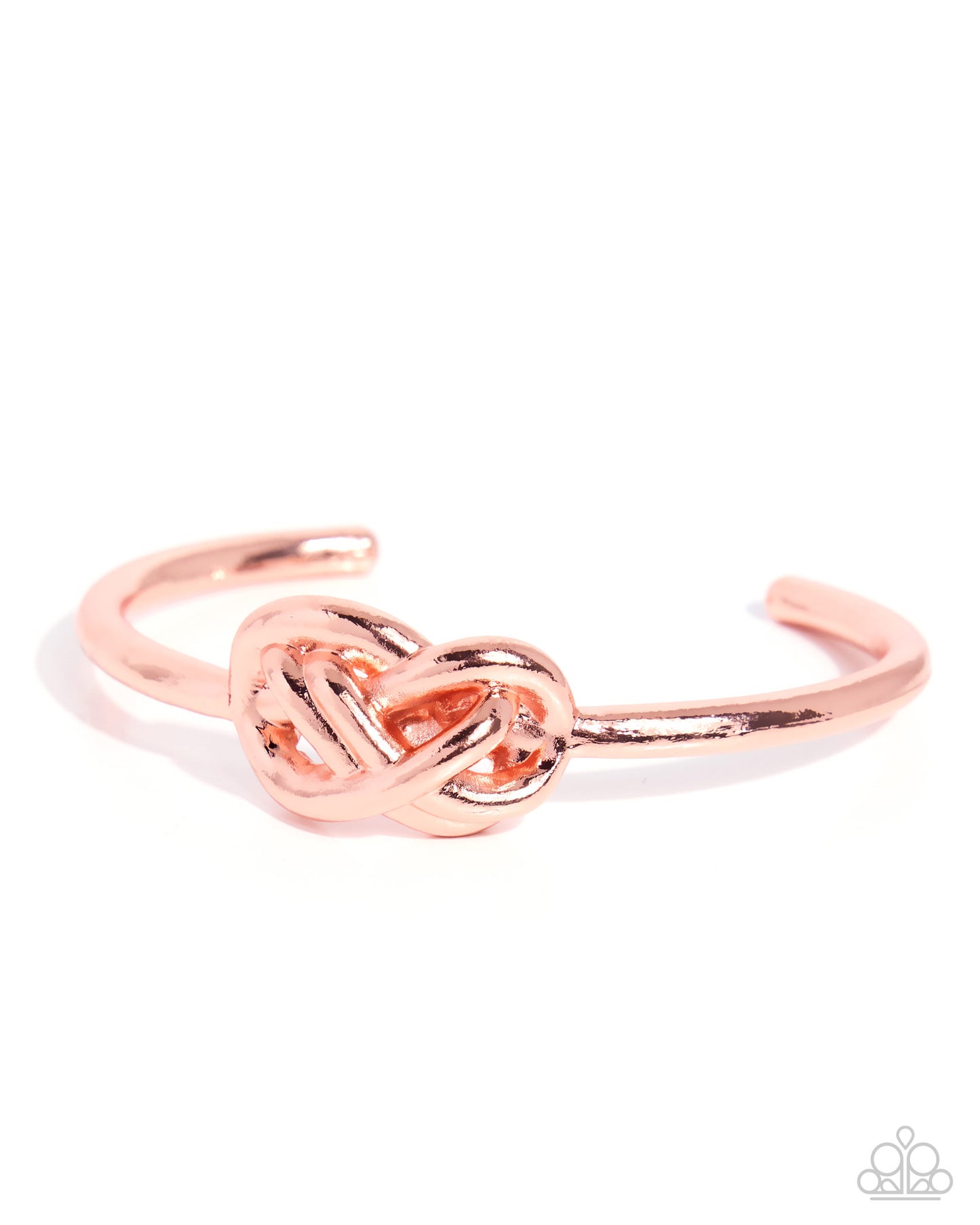 Paparazzi Last KNOT Least - Copper - Shiny Copper Knot Cuff Bracelet B2759