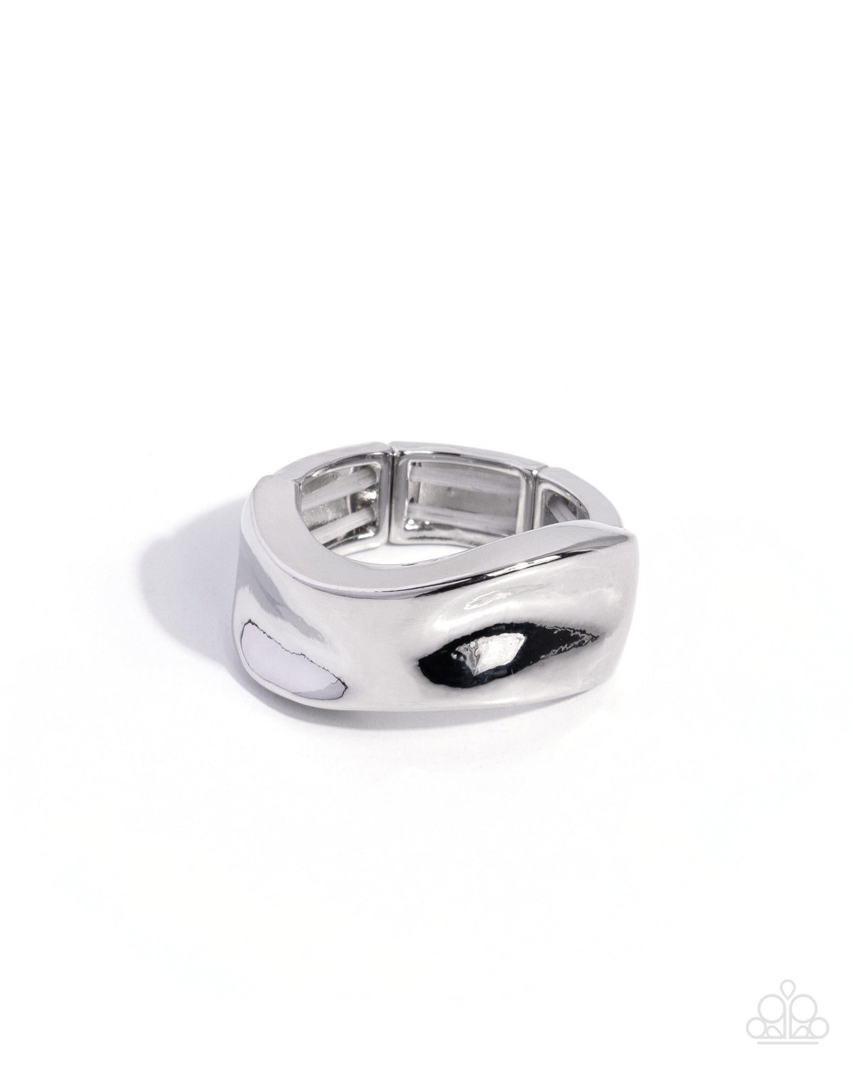 Paparazzi Adorably Abstruse - Silver Abstract Ring