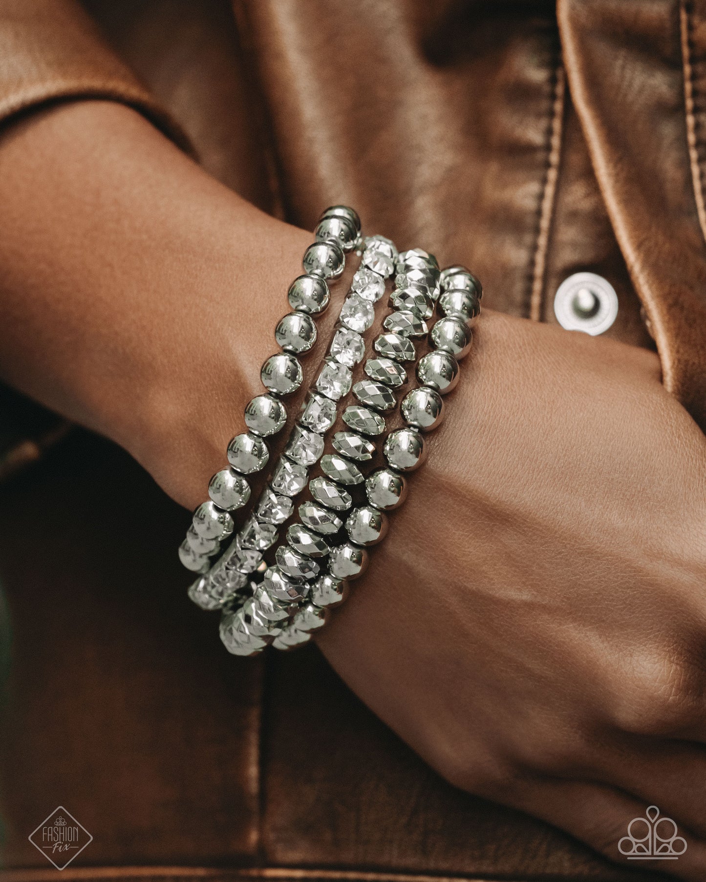 Confined Character Set of Four Stretch Bracelets Magnificent Musings Fashion Fix January 2025 Paparazzi