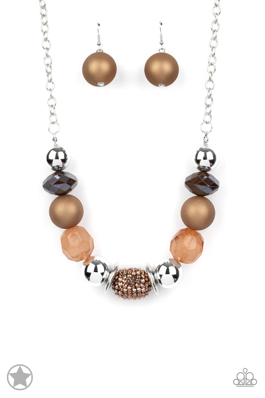 A Warm Welcome Copper Blockbuster Necklace Paparazzi N0665