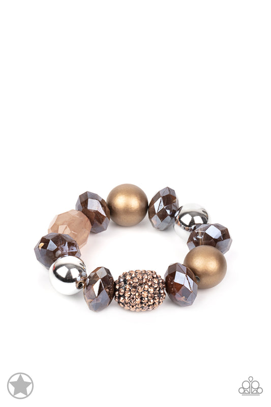 All Cozied Up Copper Blockbuster Bracelet Paparazzi B0361