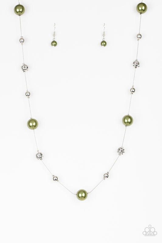 Eloquently Eloquent - Green Necklace Paparazzi N0369