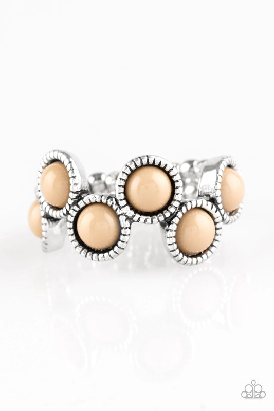 Foxy Fabulous Brown Ring Paparazzi R0093