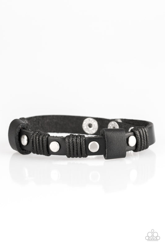Road Burner - Black Urban Bracelet Paparazzi B0100