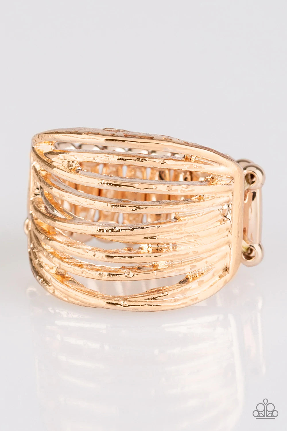 Give Me Space Rose Gold Ring Paparazzi R0084