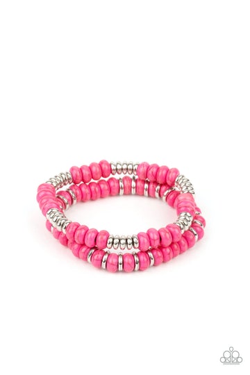 Desert Rainbow Pink Bracelet Paparazzi B0067