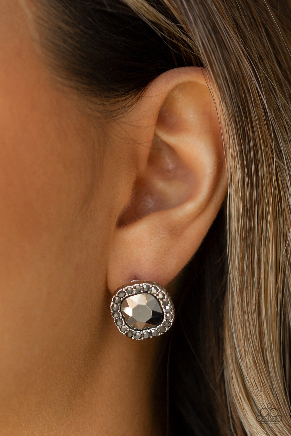 Blingtastic Silver Post Earrings Paparazzi E0002