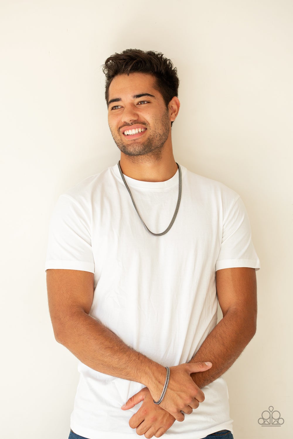 Knockout King Black Chain Urban Necklace N0020