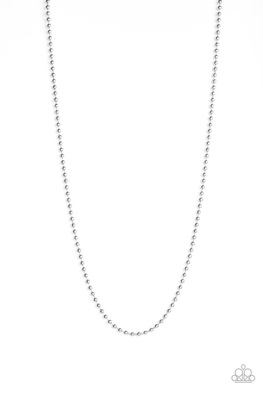 Cadet Casual Silver Urban Necklace Paparazzi N0393