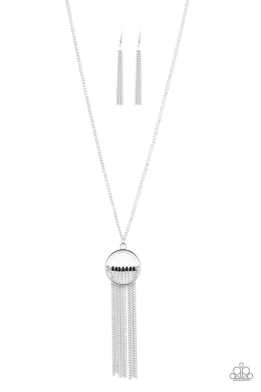 Terra Tassel Black Necklace Paparazzi N0148