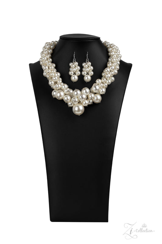 Regal White Pearl Zi Collection Signature Series Necklace 2020 Paparazzi