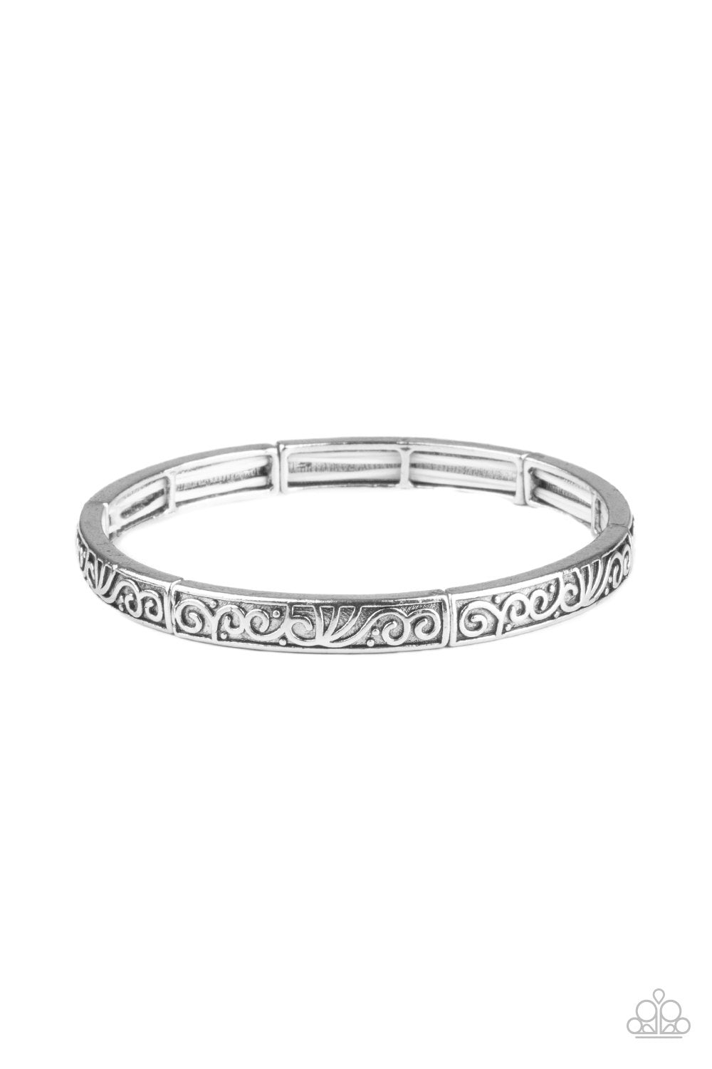 Precisely Petite Silver Bracelet Paparazzi B0089