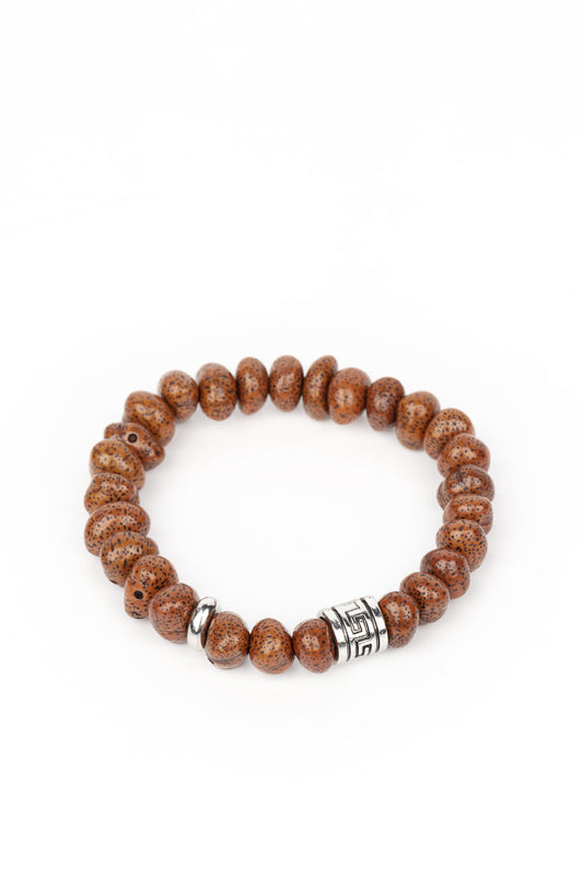 Natural State of Mind - Brown Bracelet Paparazzi B0239