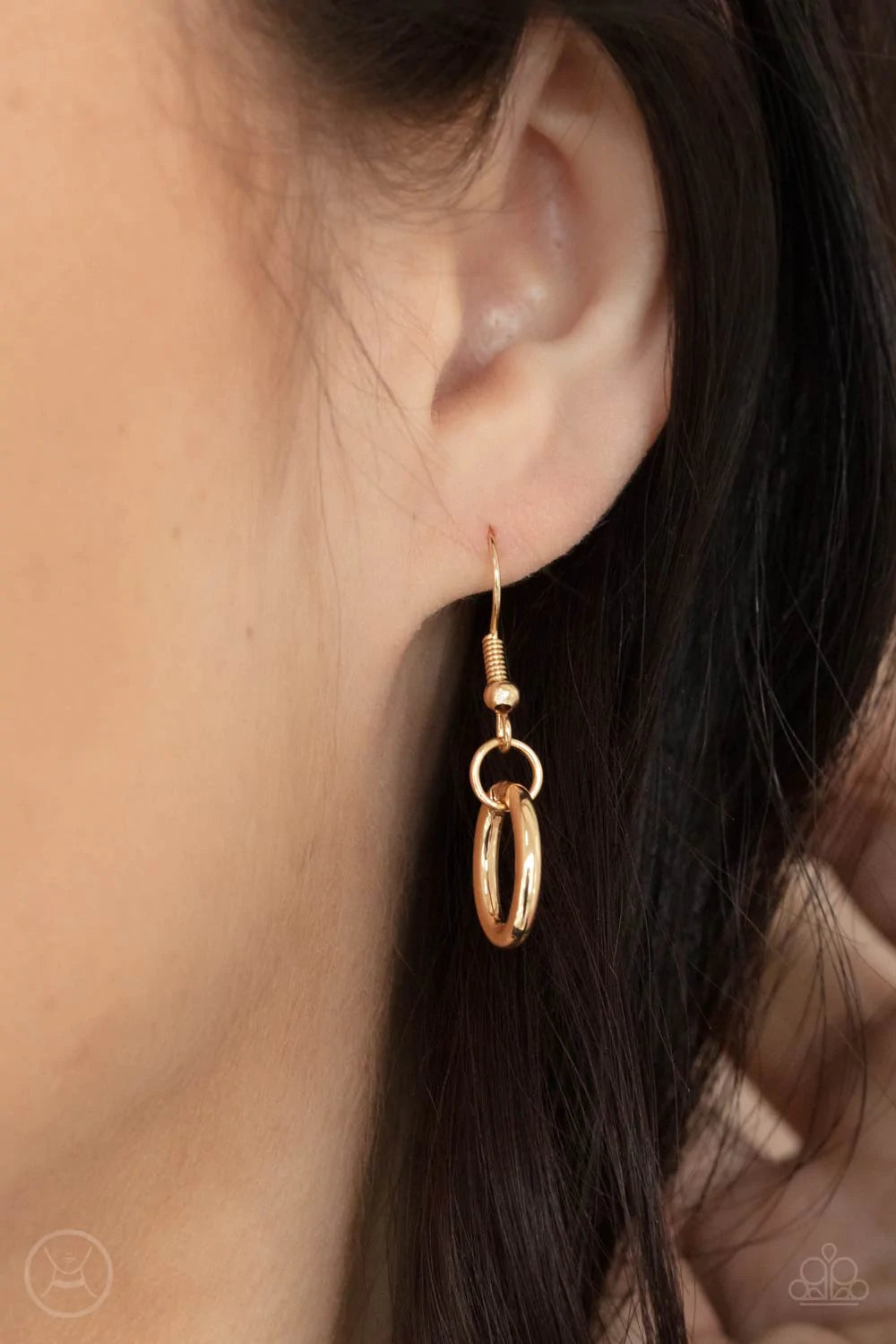 Craveable Couture Gold Link Choker Necklace Paparazzi N0953