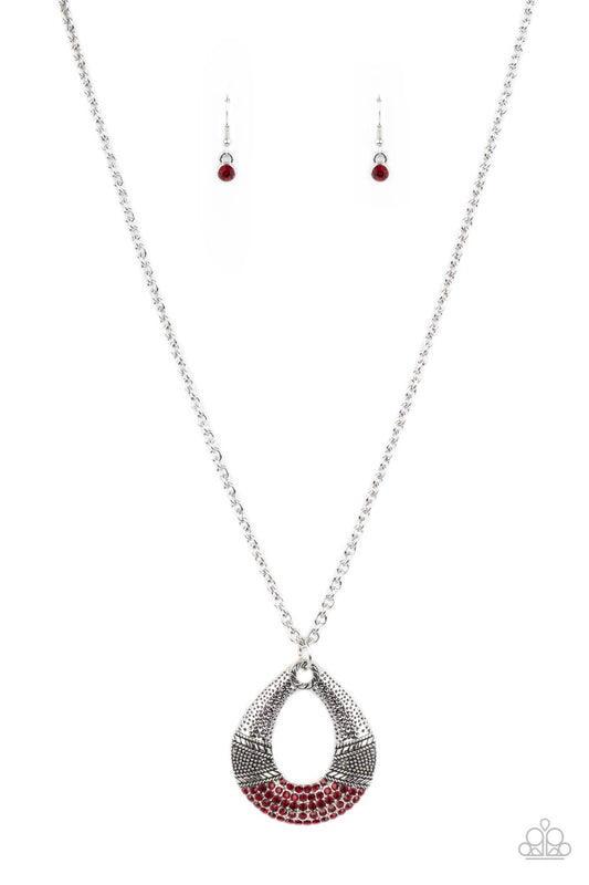 Glitz And Grind Red Necklace Paparazzi N0498
