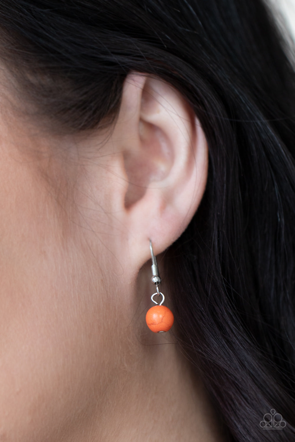 Canyon Cottage - Orange Necklace Paparazzi N0387
