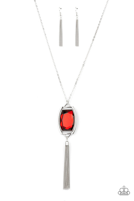 Timeless Talisman - Red Necklace Paparazzi N0388