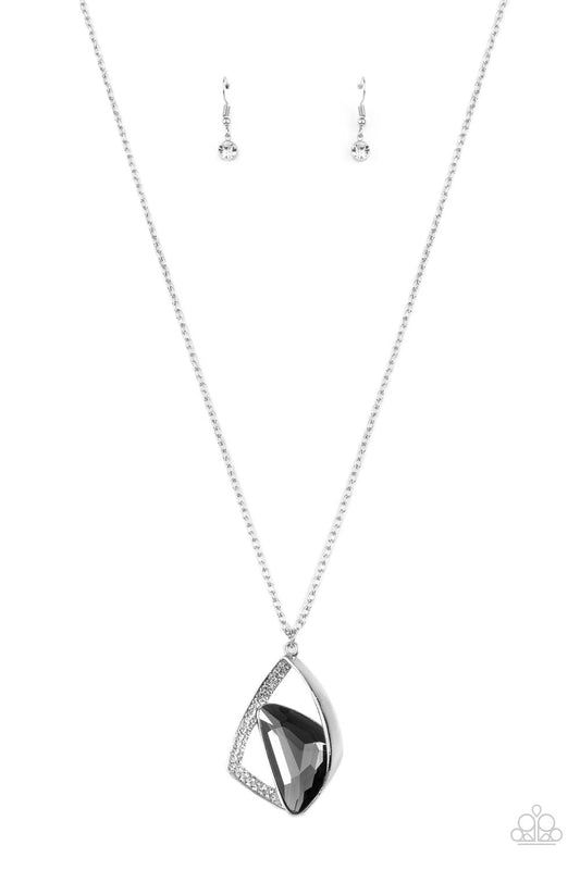 Galactic Wonder Silver Necklace Paparazzi N0200