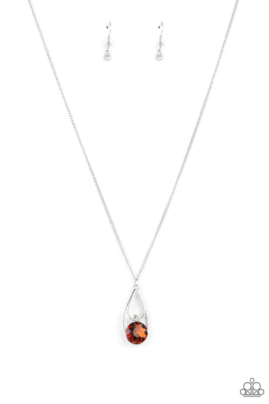 Gala Gleam Brown Necklace Paparazzi N0195