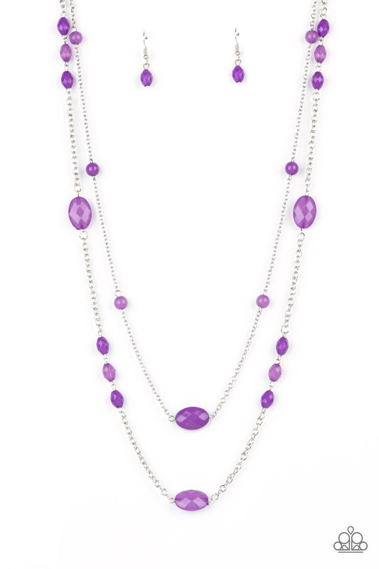 Day Trip Delights - Purple Necklace Paparazzi N0363