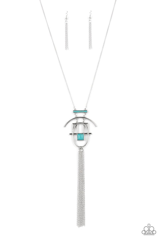 Eco Echoes Blue Necklace Paparazzi N0336