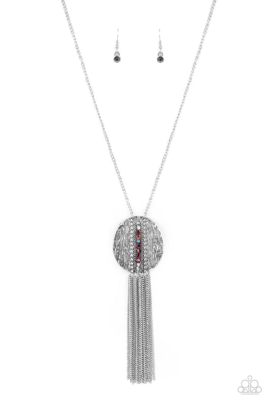 Radical Refinery Red Iridescent Necklace Paparazzi N0886