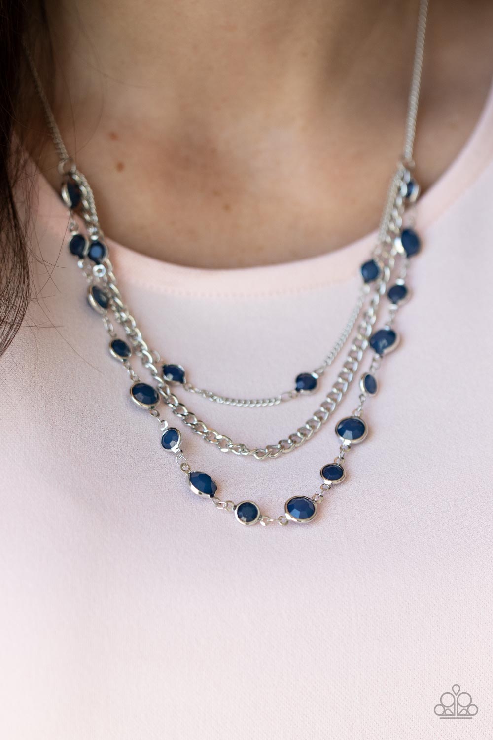 Goddess Getaway - Blue Necklace Paparazzi N0485